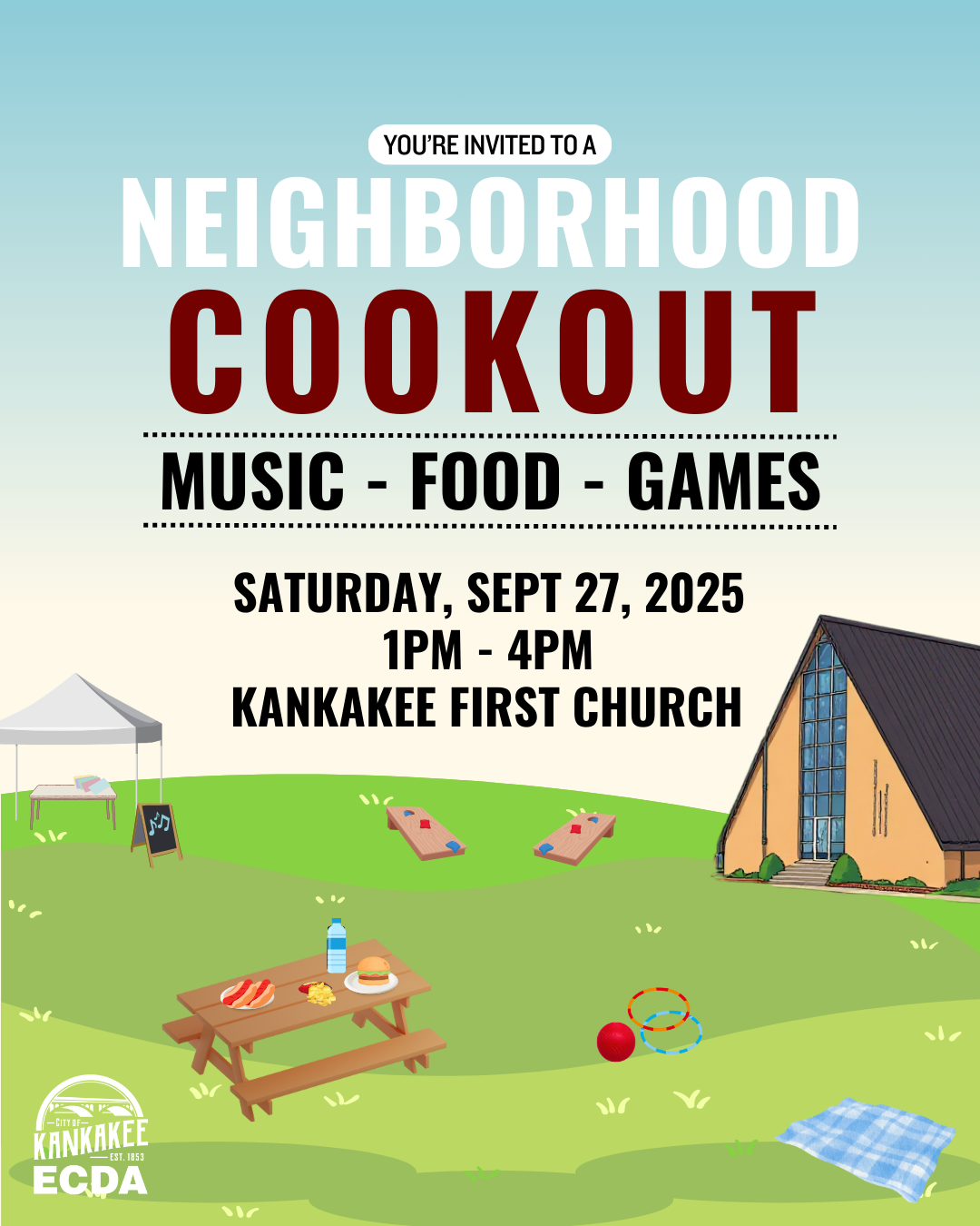ECDA's Neighborhood Cookout